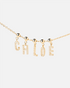 Custom Pave Initial & Name Necklace - Jewelled Me