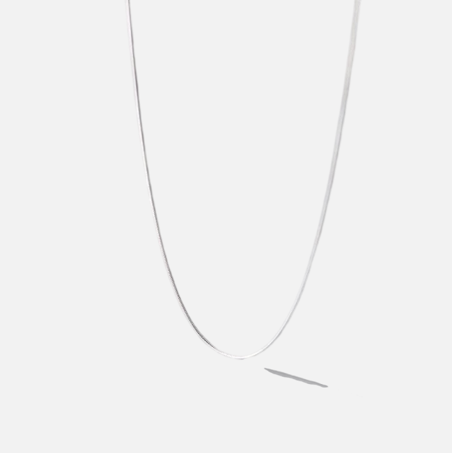Vermeil Venice Snake Bone Necklace - Jewelled Me