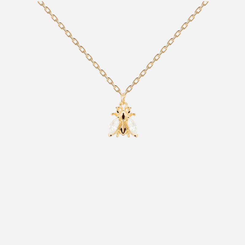 Vermeil Bee Necklace - Jewelled Me