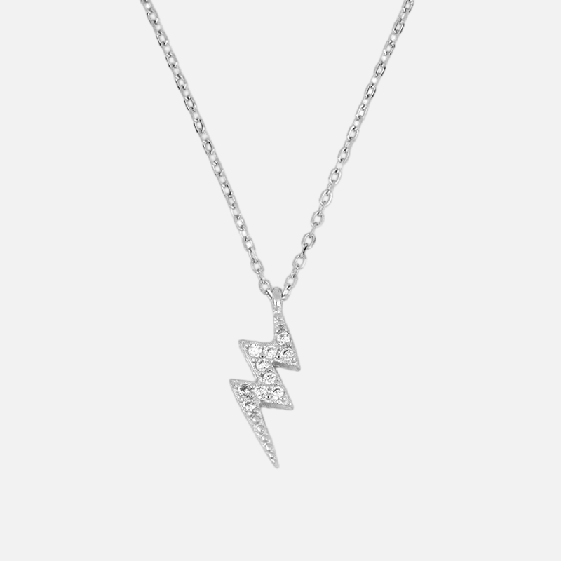 Vermeil Lightning Bolt Necklace - Jewelled Me