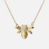 Vermeil Bumble Bee Necklace - Jewelled Me