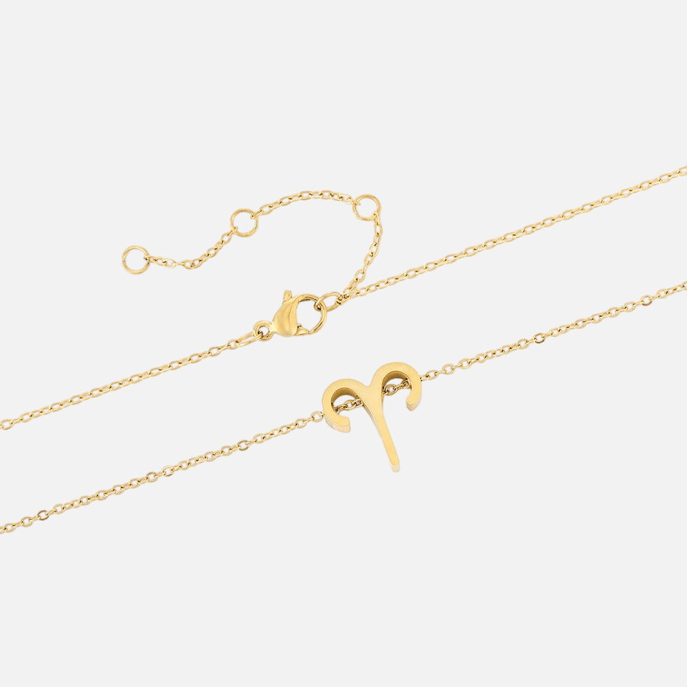 Dainty Zodiac Sign Necklace (14k-Gold Plated) - Jewelled Me