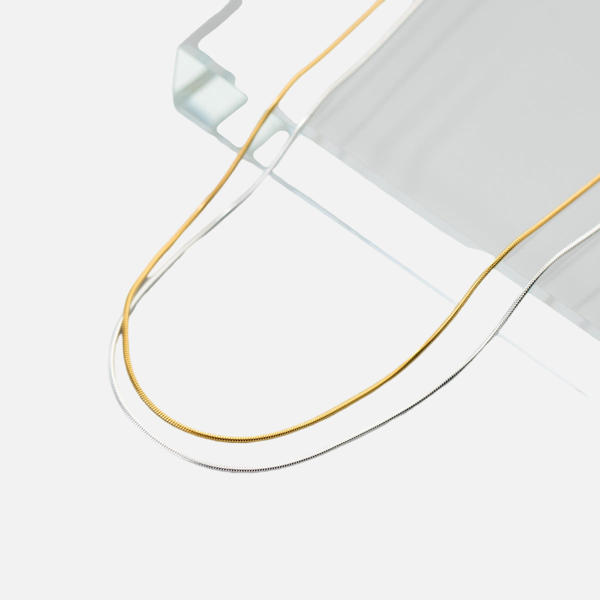 Vermeil Venice Snake Bone Necklace - Jewelled Me