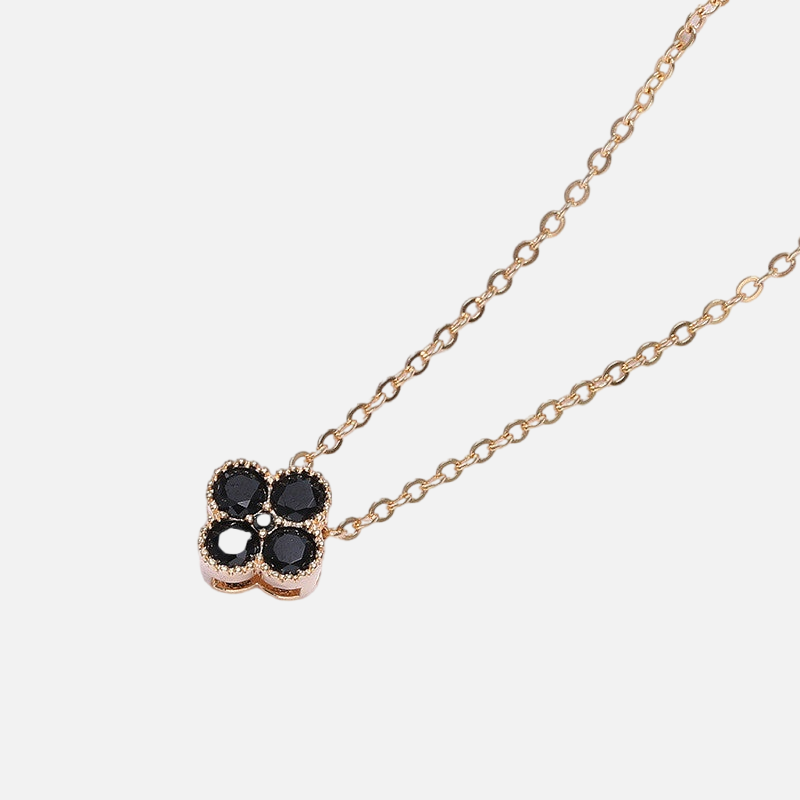 Vermeil Four-Leaf Clover Birthstone Necklaces - Jewelled Me