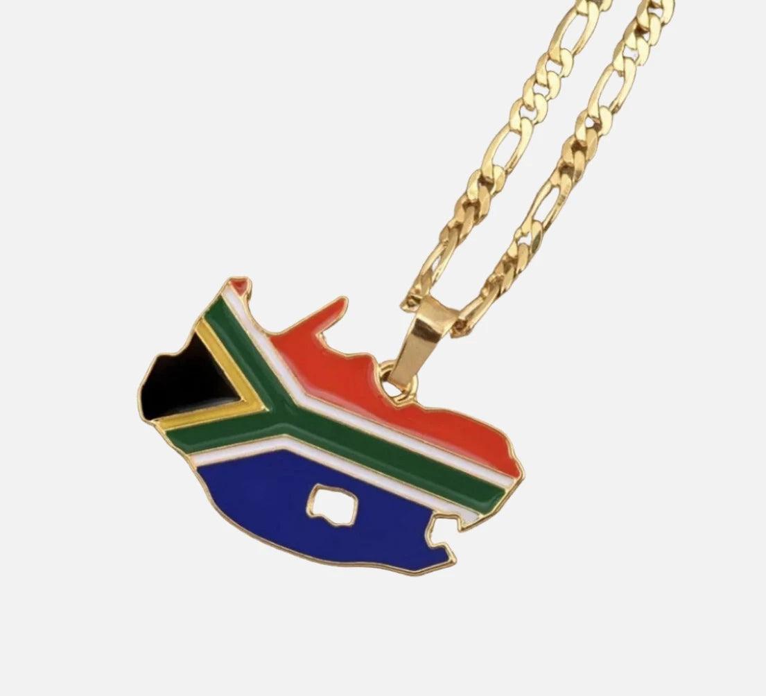 Africa Country/Flag Necklaces - Jewelled Me