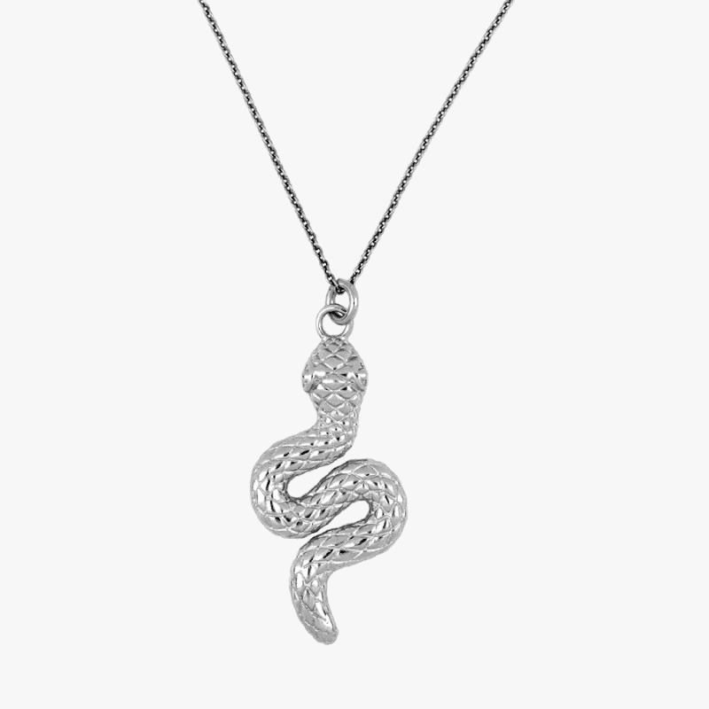 Emboldened Snake Necklace - Jewelled Me