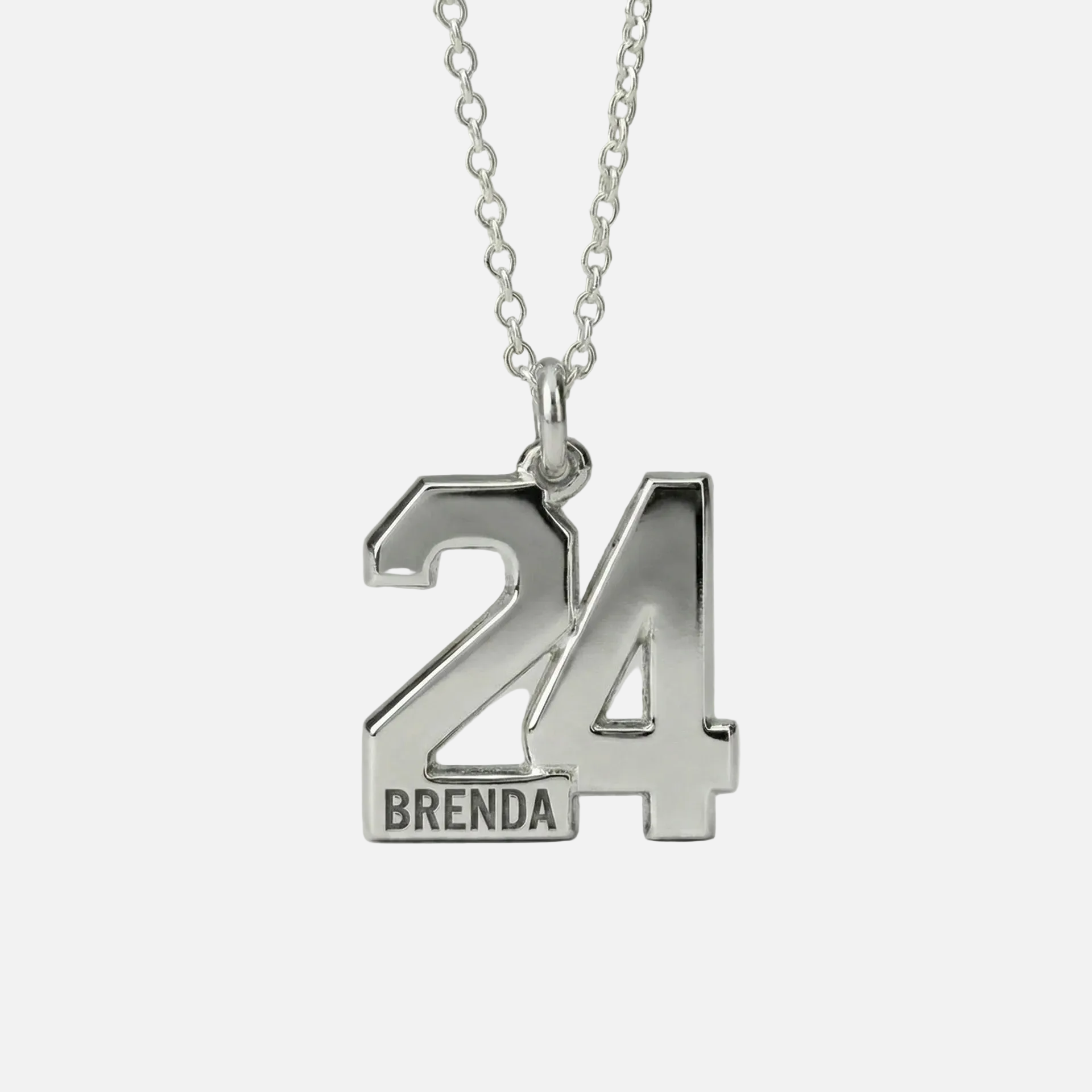 Engraved Custom Number Necklace - Jewelled Me