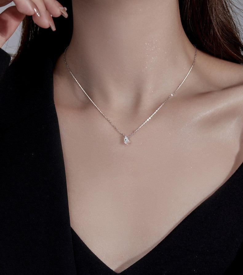 Elsa Jewelled Droplet Necklace - Jewelled Me