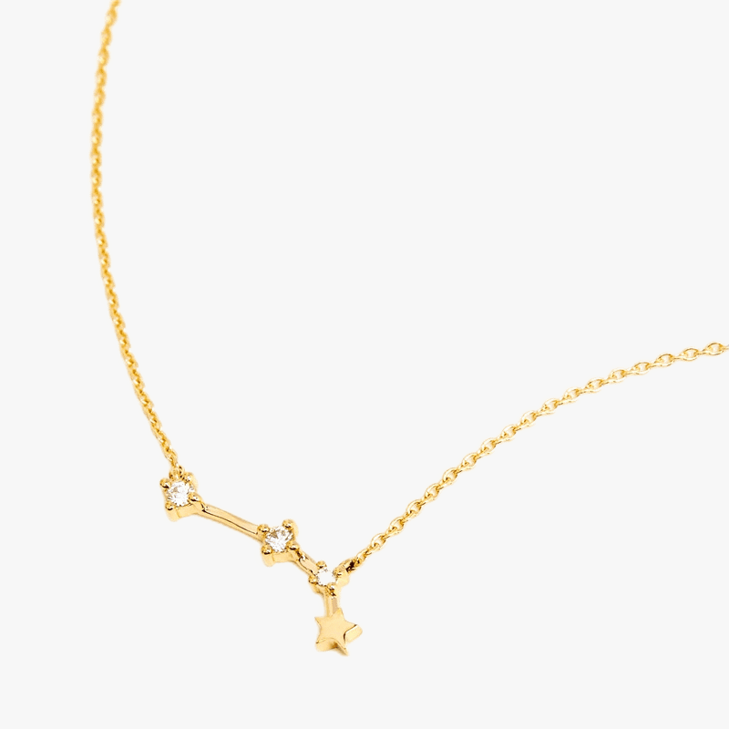 Vermeil Zodiac Constellation Necklace - Jewelled Me