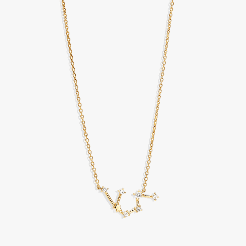 Vermeil Zodiac Constellation Necklace - Jewelled Me