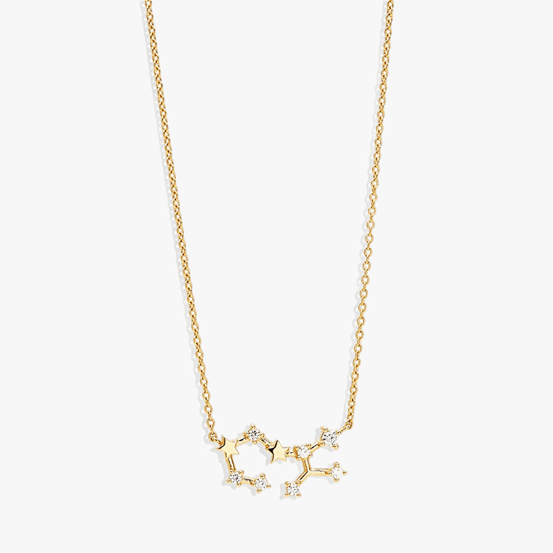 Vermeil Zodiac Constellation Necklace - Jewelled Me