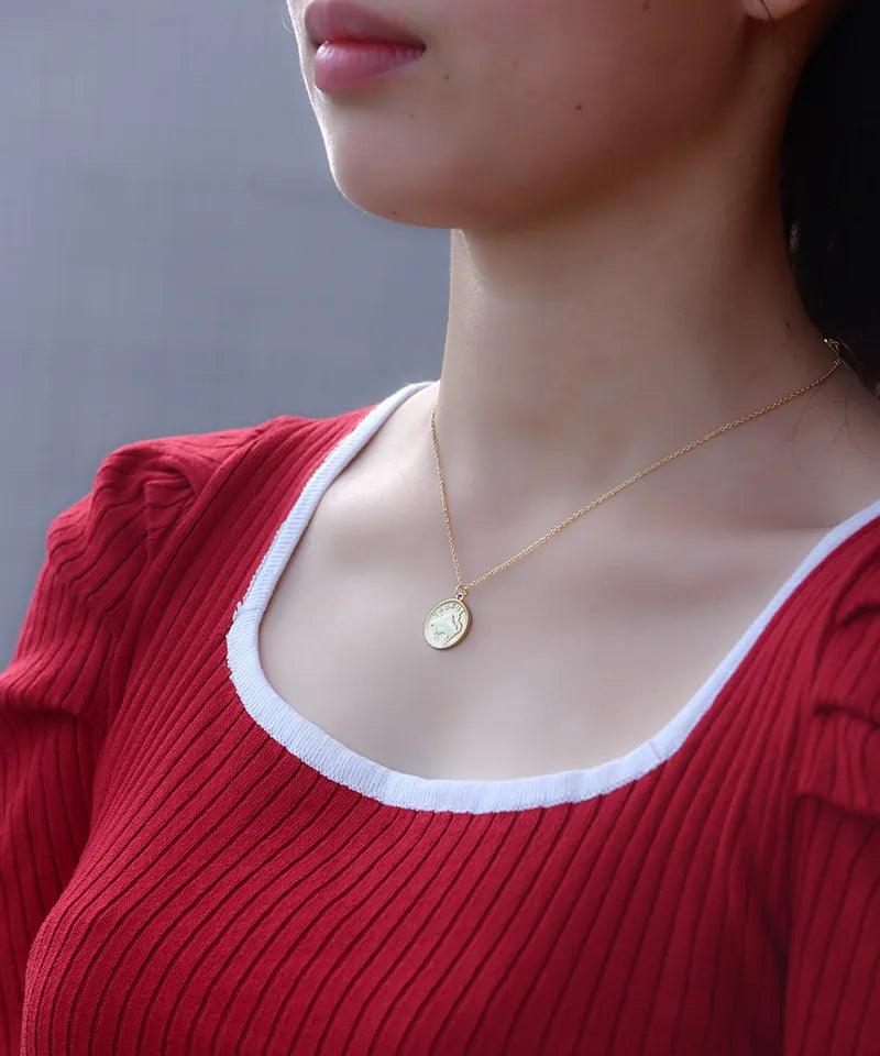 Zodiac Vermeil Coin Pendant - Jewelled Me