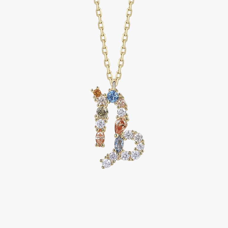 Vermeil Gemstone Zodiac Pendants - Jewelled Me