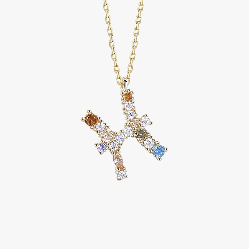 Vermeil Gemstone Zodiac Pendants - Jewelled Me