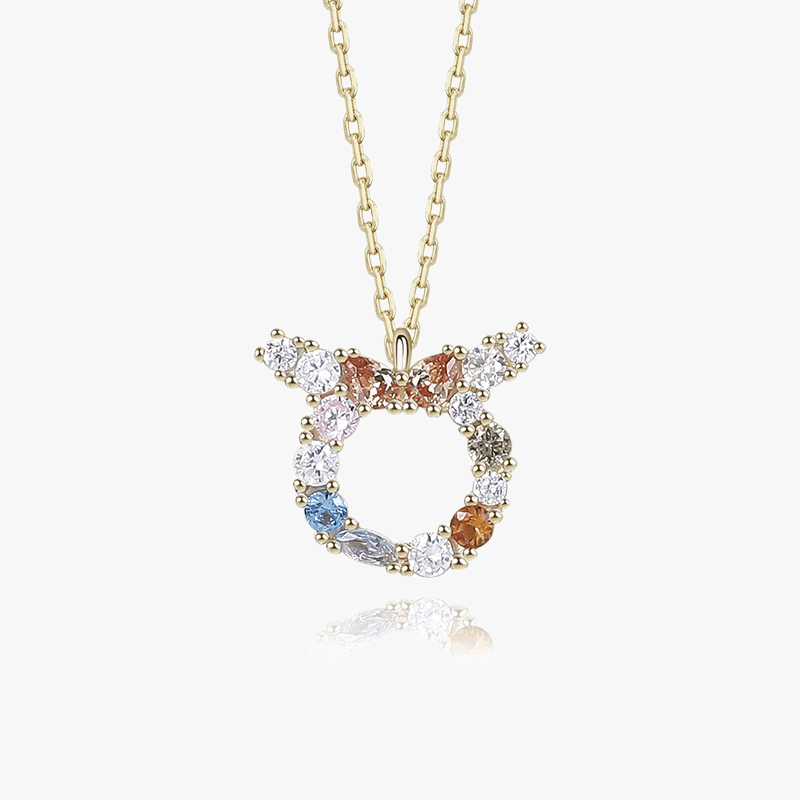 Vermeil Gemstone Zodiac Pendants - Jewelled Me