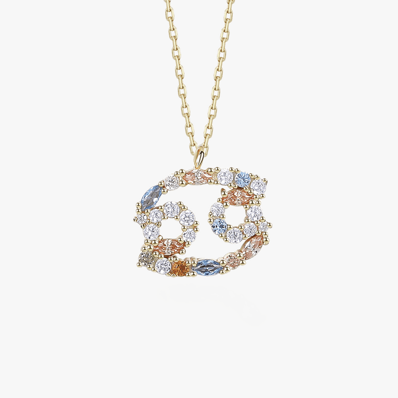 Vermeil Gemstone Zodiac Pendants - Jewelled Me