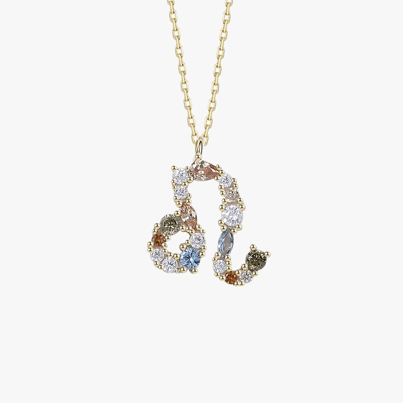 Vermeil Gemstone Zodiac Pendants - Jewelled Me