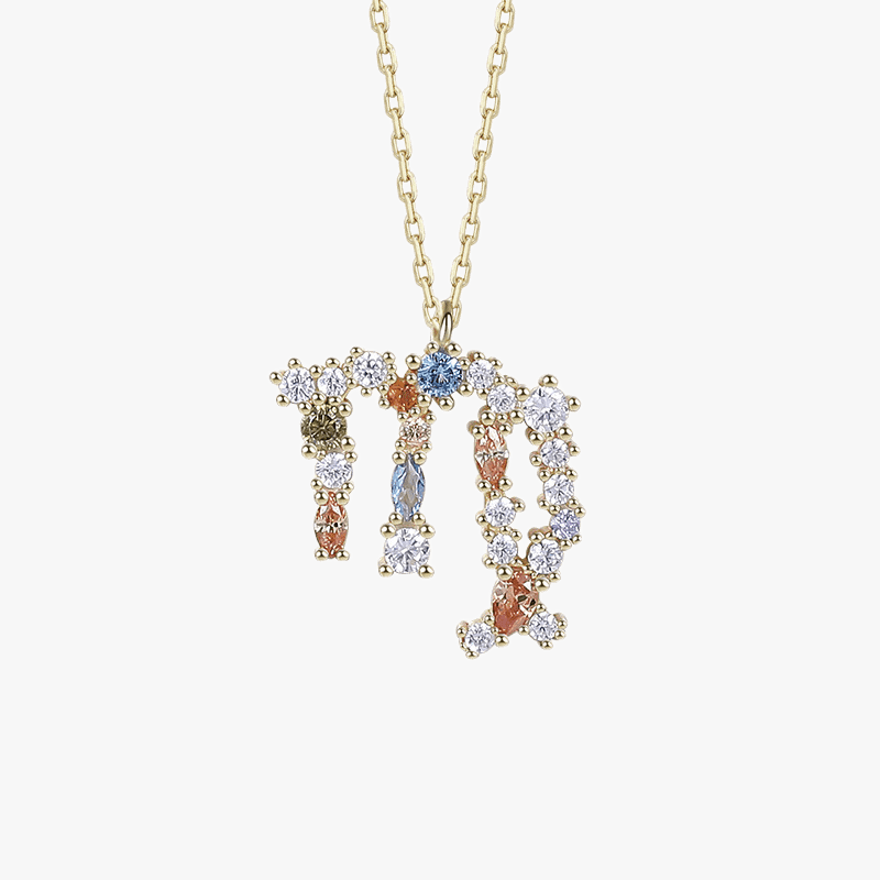 Vermeil Gemstone Zodiac Pendants - Jewelled Me