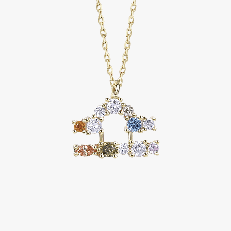 Vermeil Gemstone Zodiac Pendants - Jewelled Me