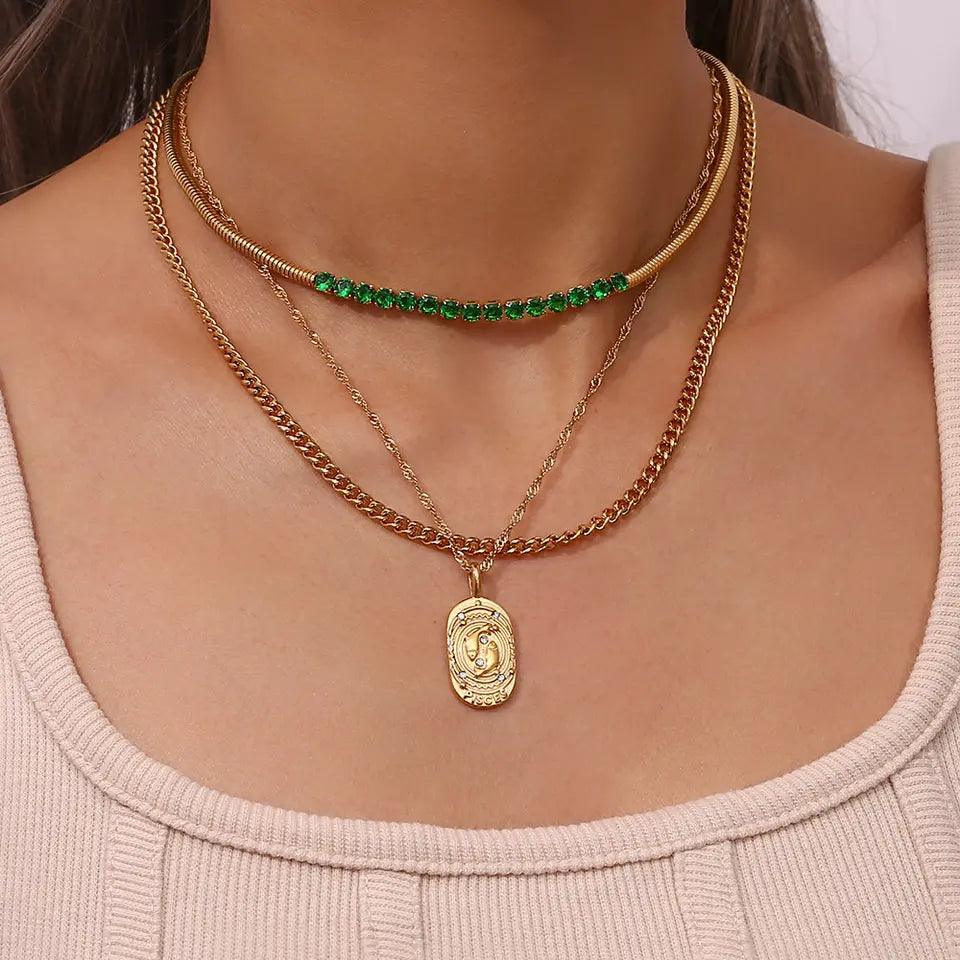 Sacred Tarot Zodiac Pendant - Jewelled Me