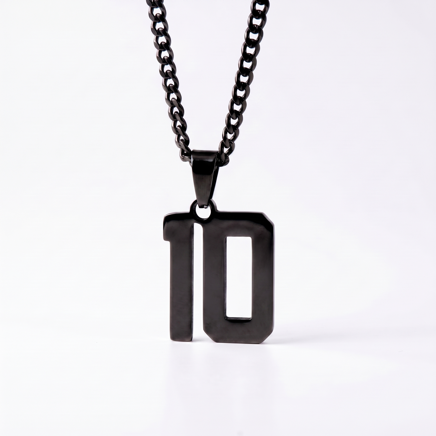 Custom Engraved Sports Number Necklace