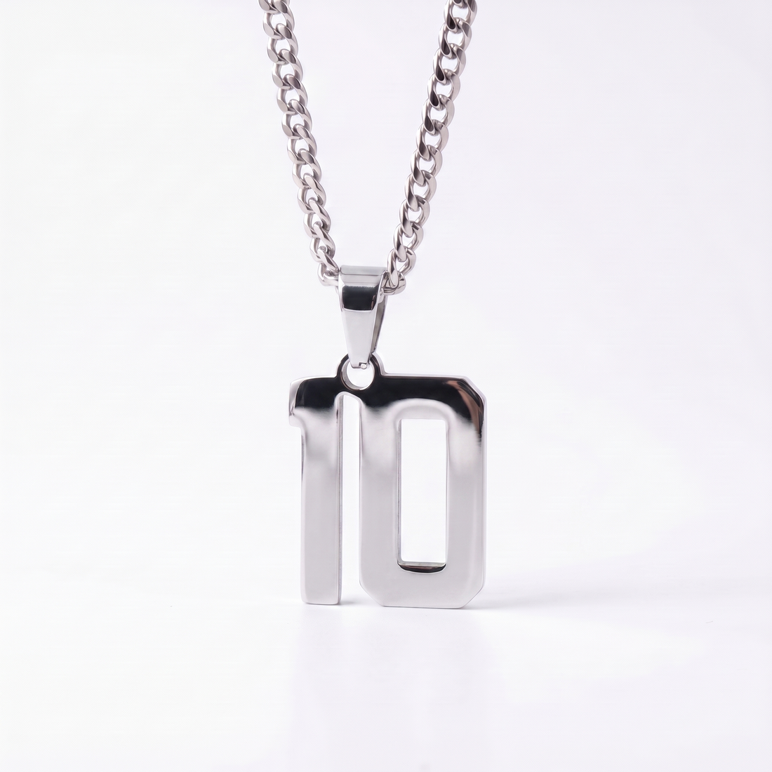 Custom Engraved Sports Number Necklace - Jewelled Me