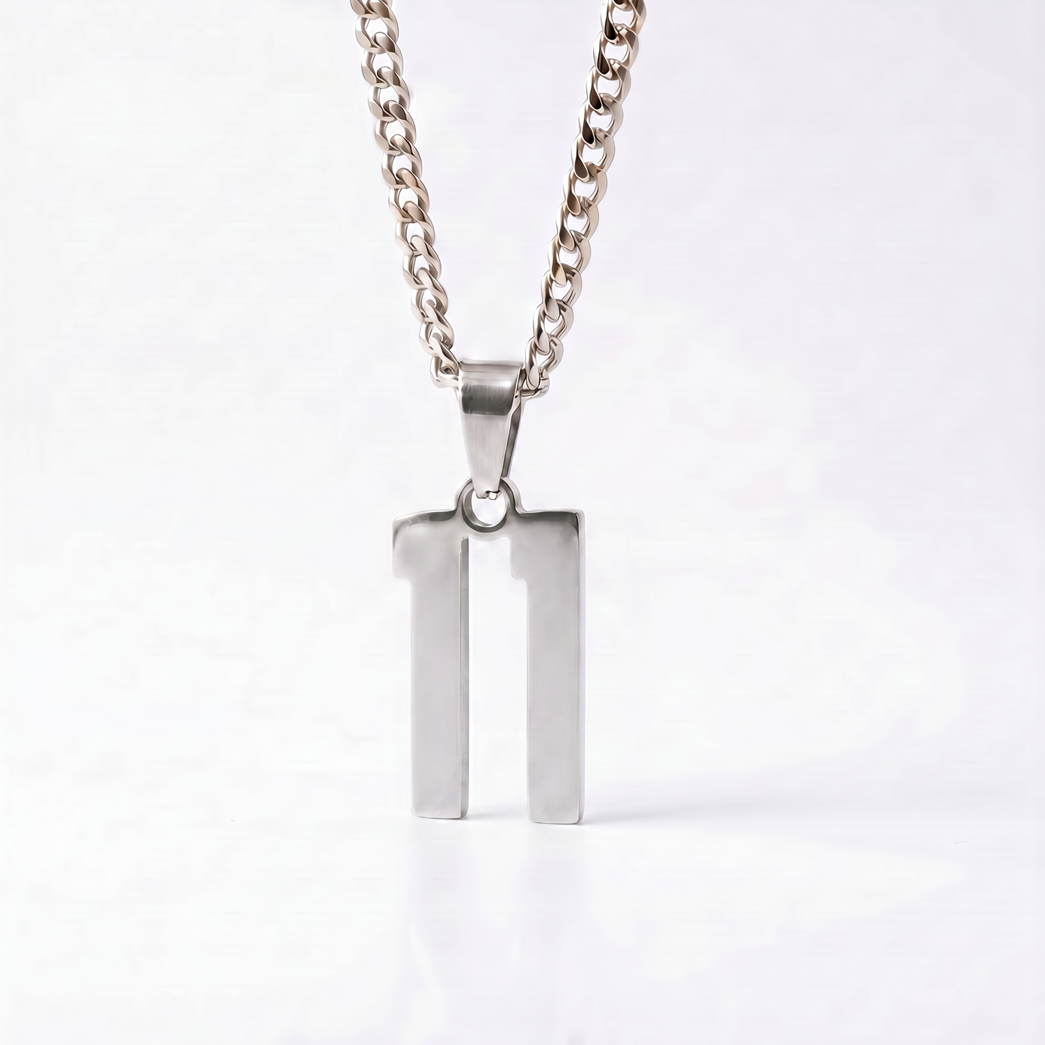 Custom Engraved Sports Number Necklace