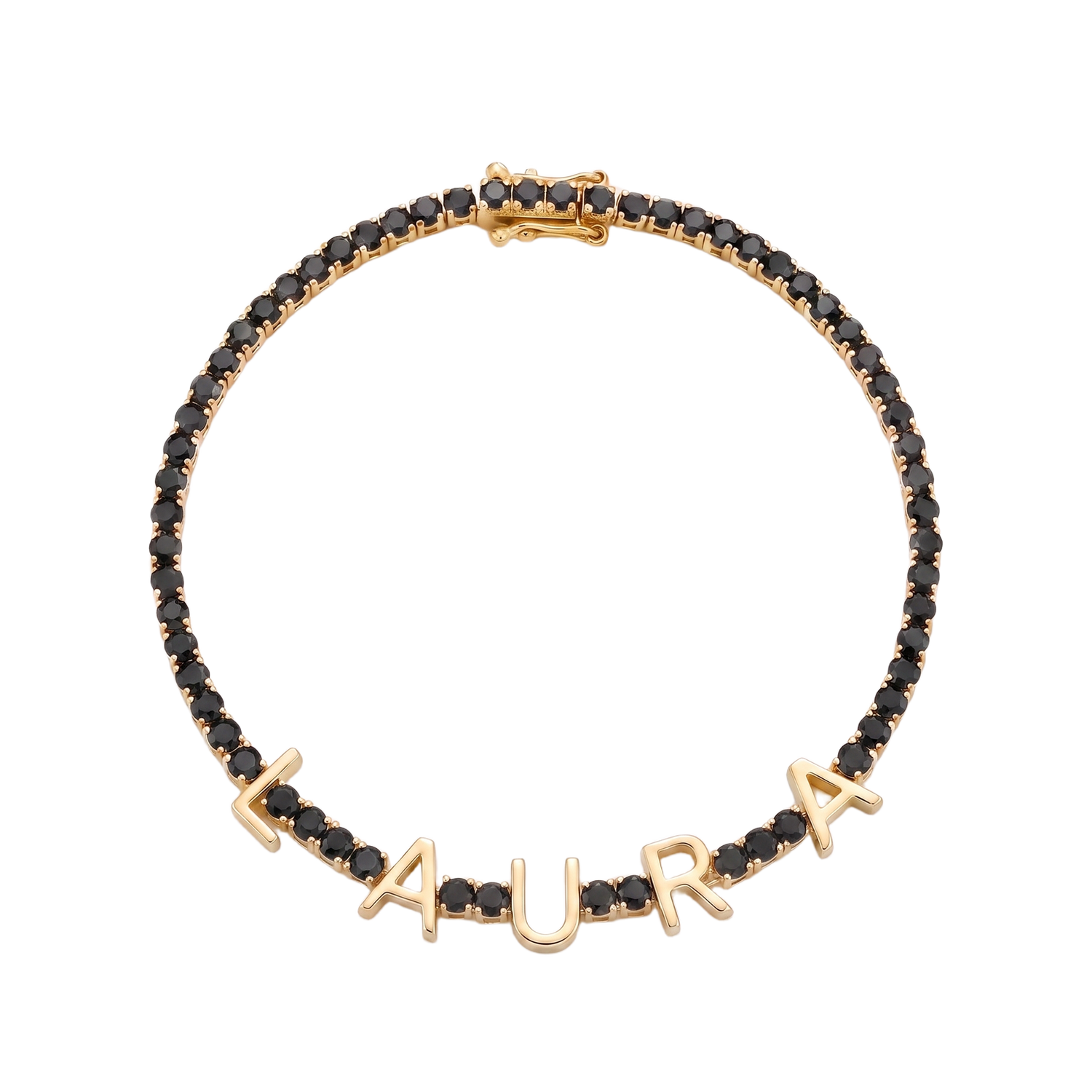 Custom Name Multi-Colour Tennis Bracelet
