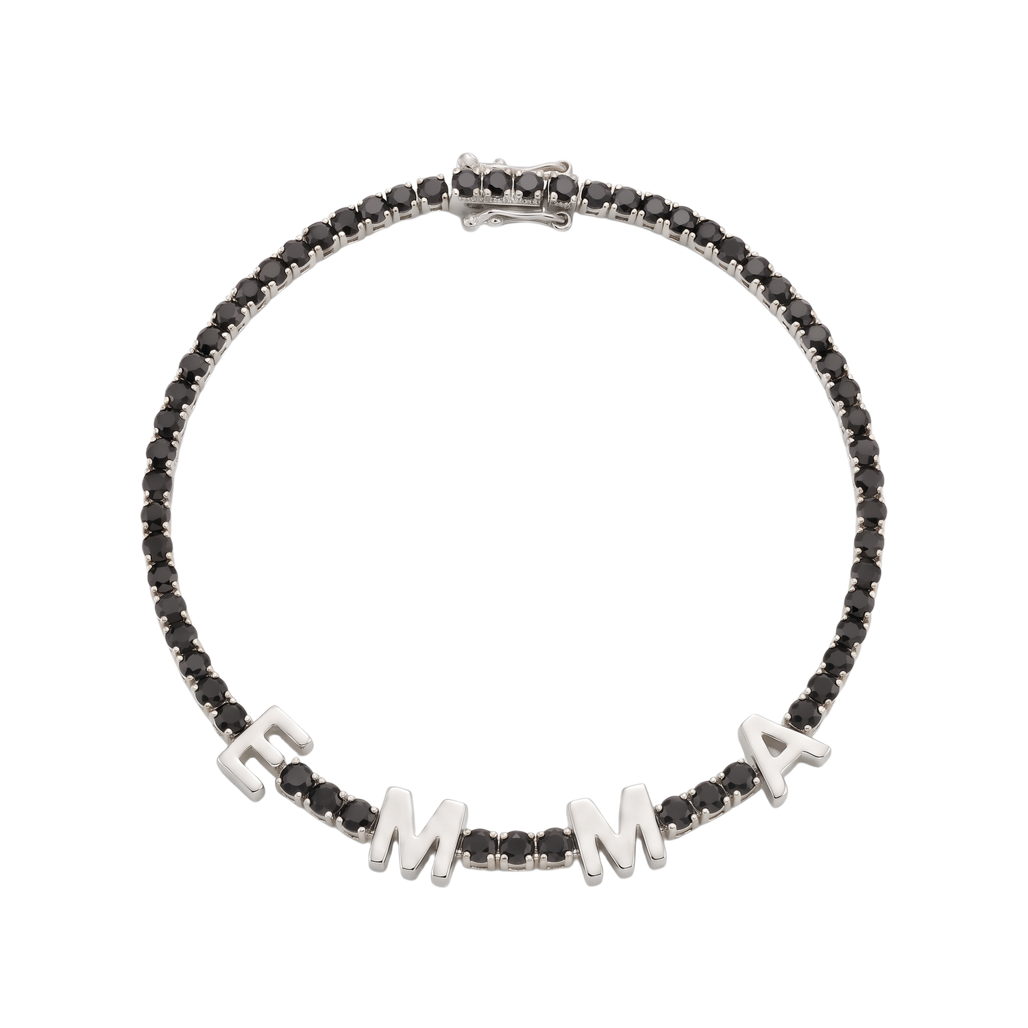 Custom Name Multi-Colour Tennis Bracelet