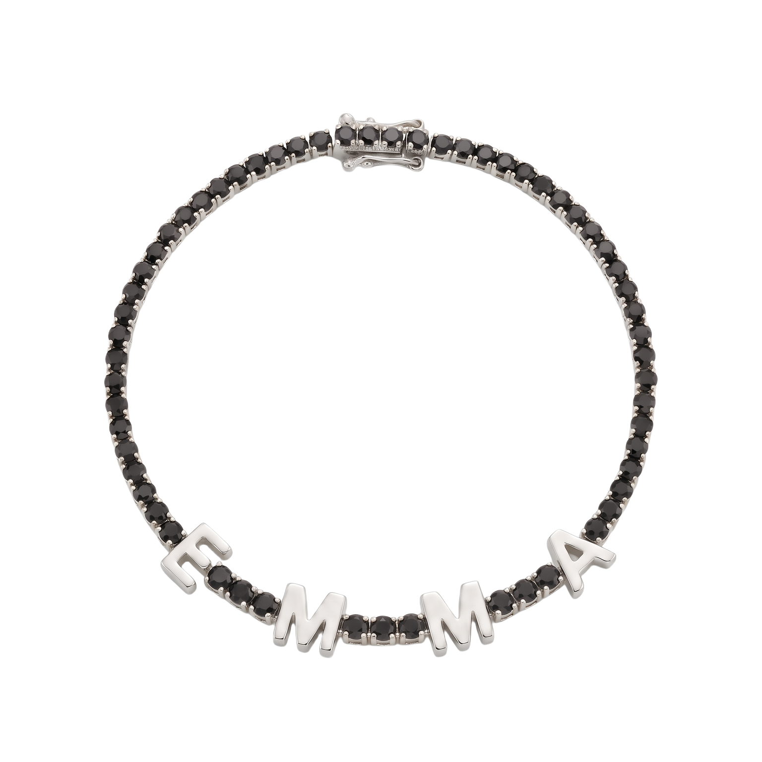 Custom Name Multi-Colour Tennis Bracelet