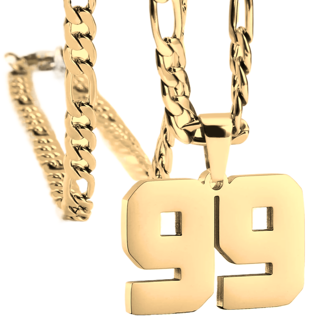 Custom Sports Number Necklace