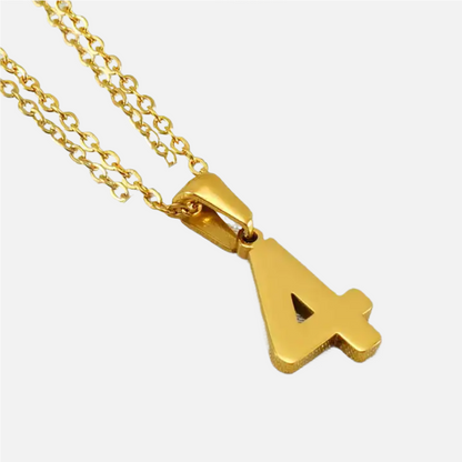 Lucky Number Necklace (18k Gold-Plated)