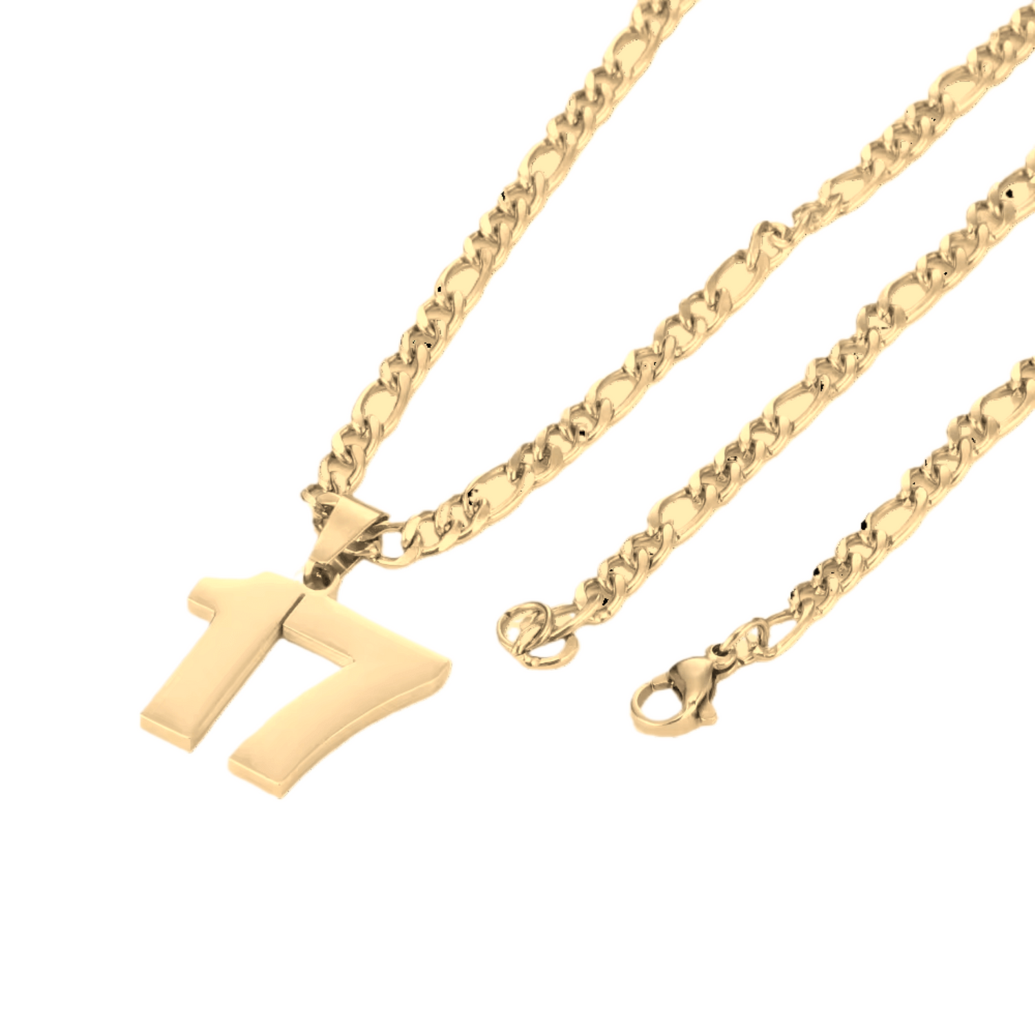 Custom Sports Number Necklace