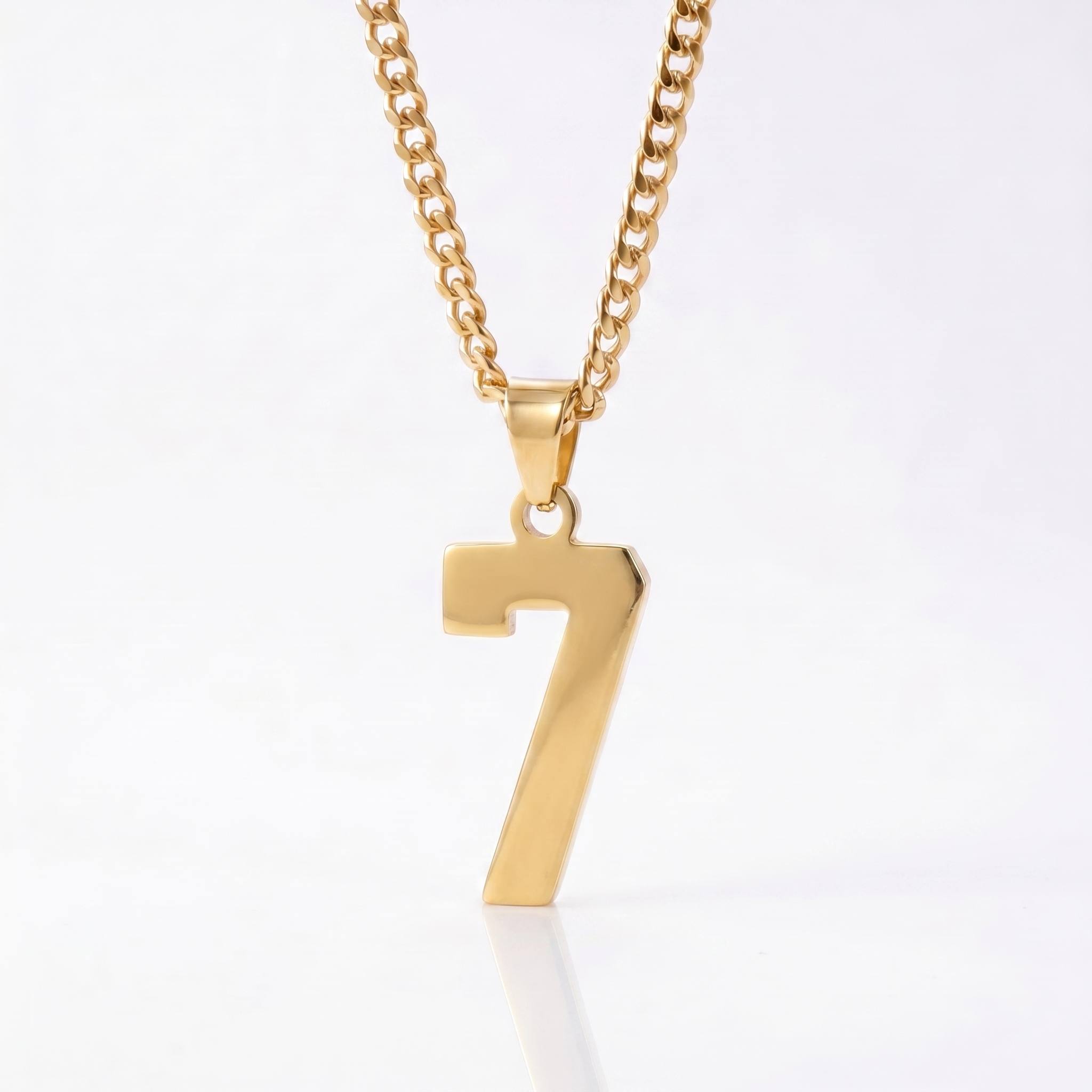 Custom Engraved Sports Number Necklace - Jewelled Me