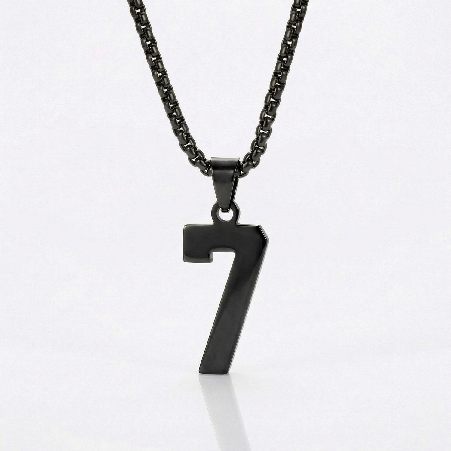 Custom Engraved Sports Number Necklace