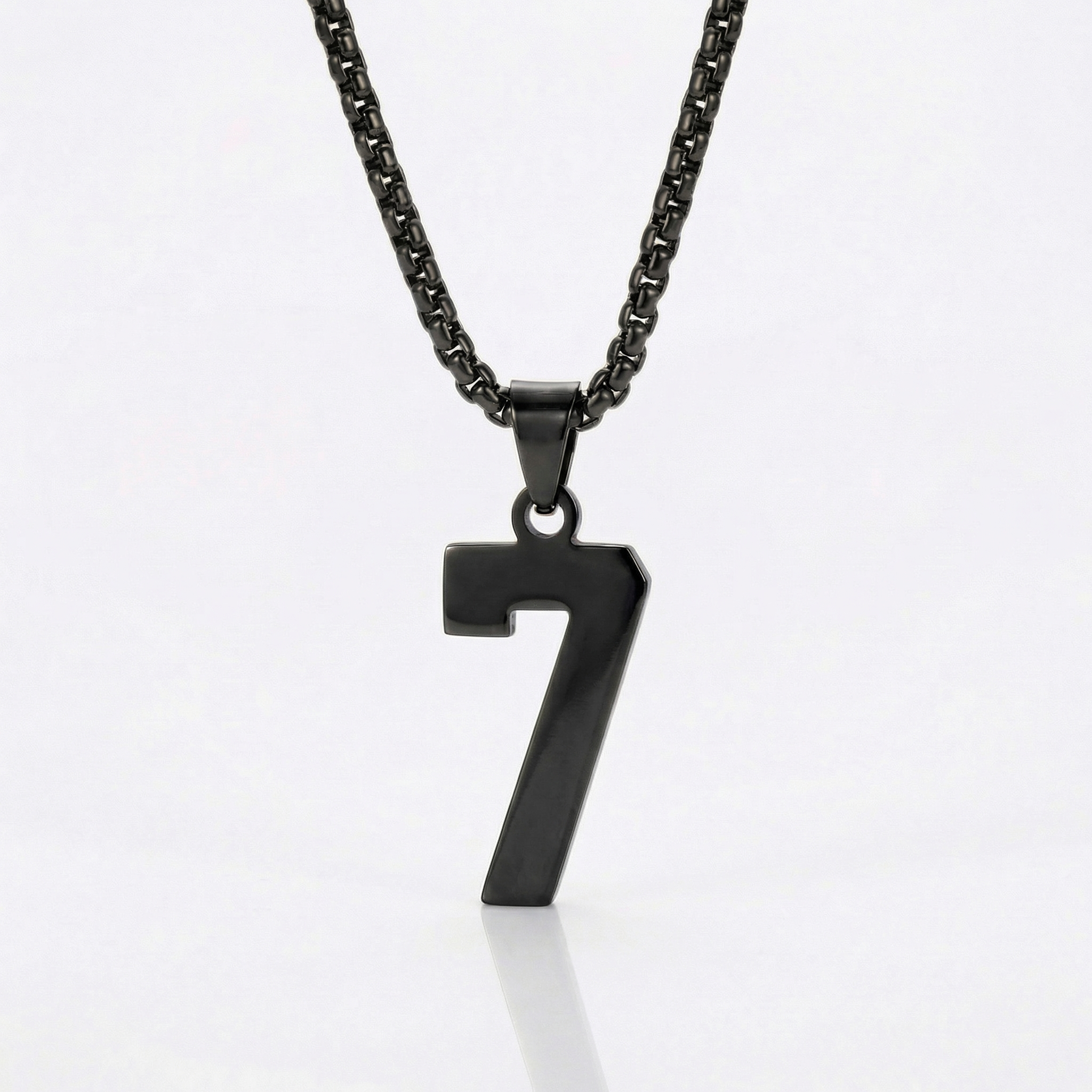 Custom Engraved Sports Number Necklace