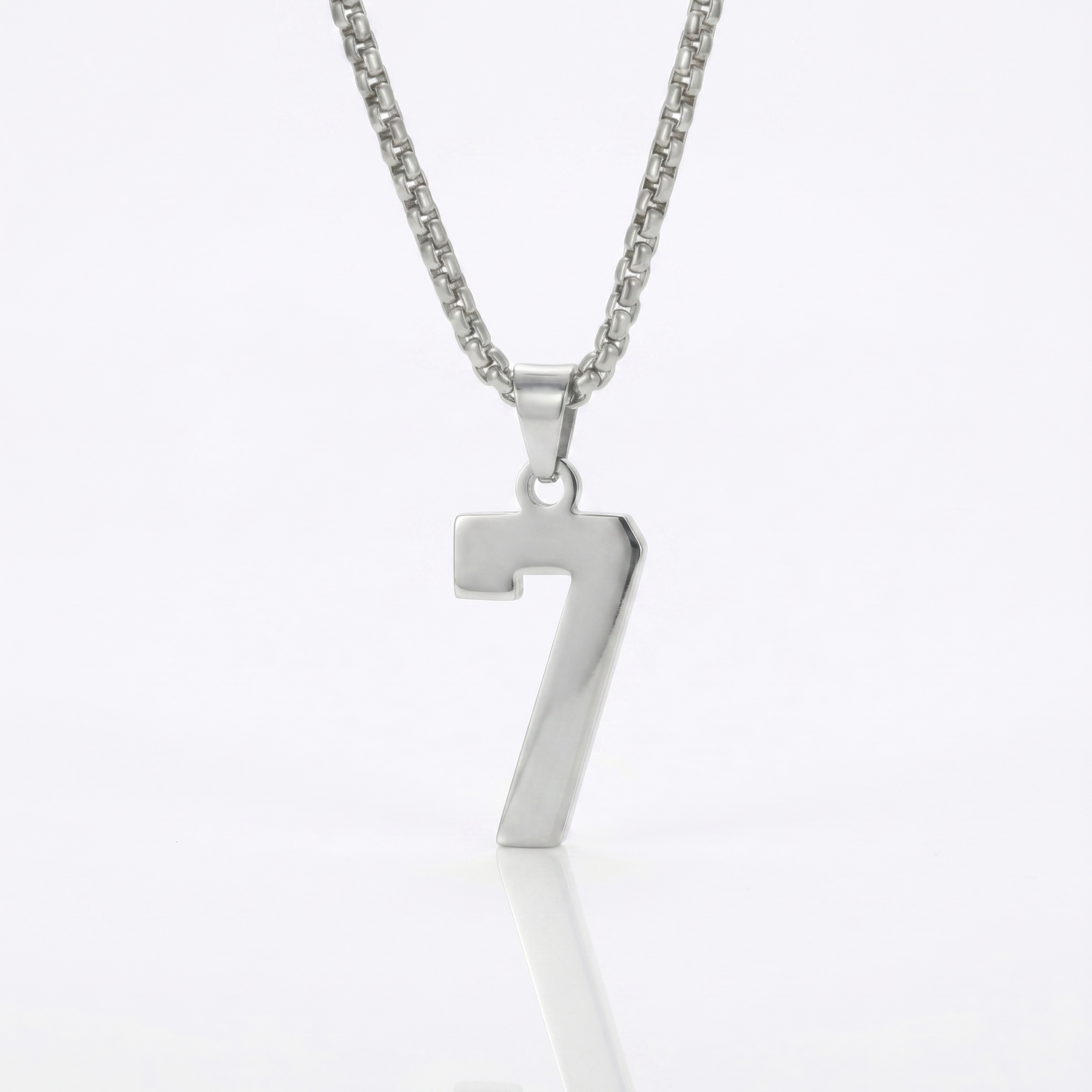 Custom Engraved Sports Number Necklace