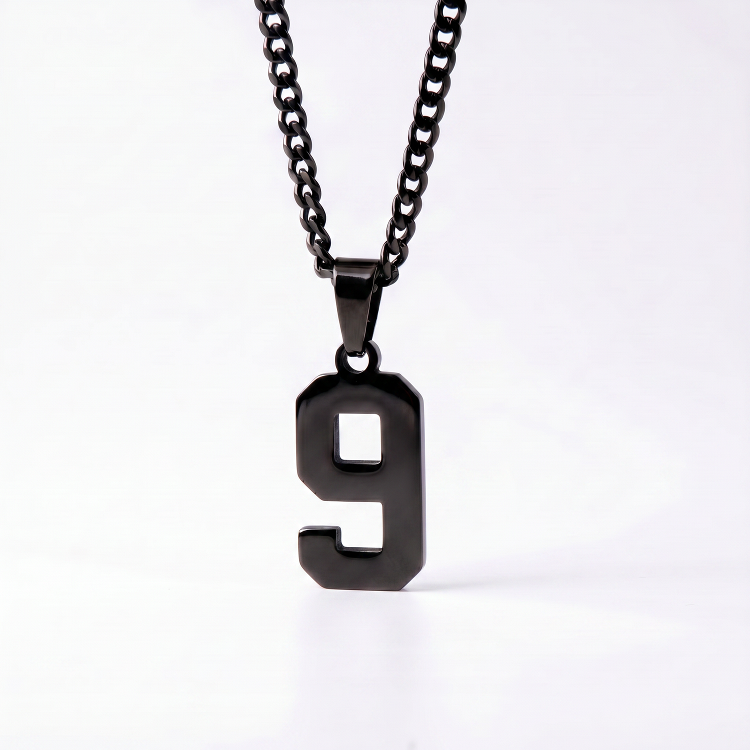 Custom Engraved Sports Number Necklace