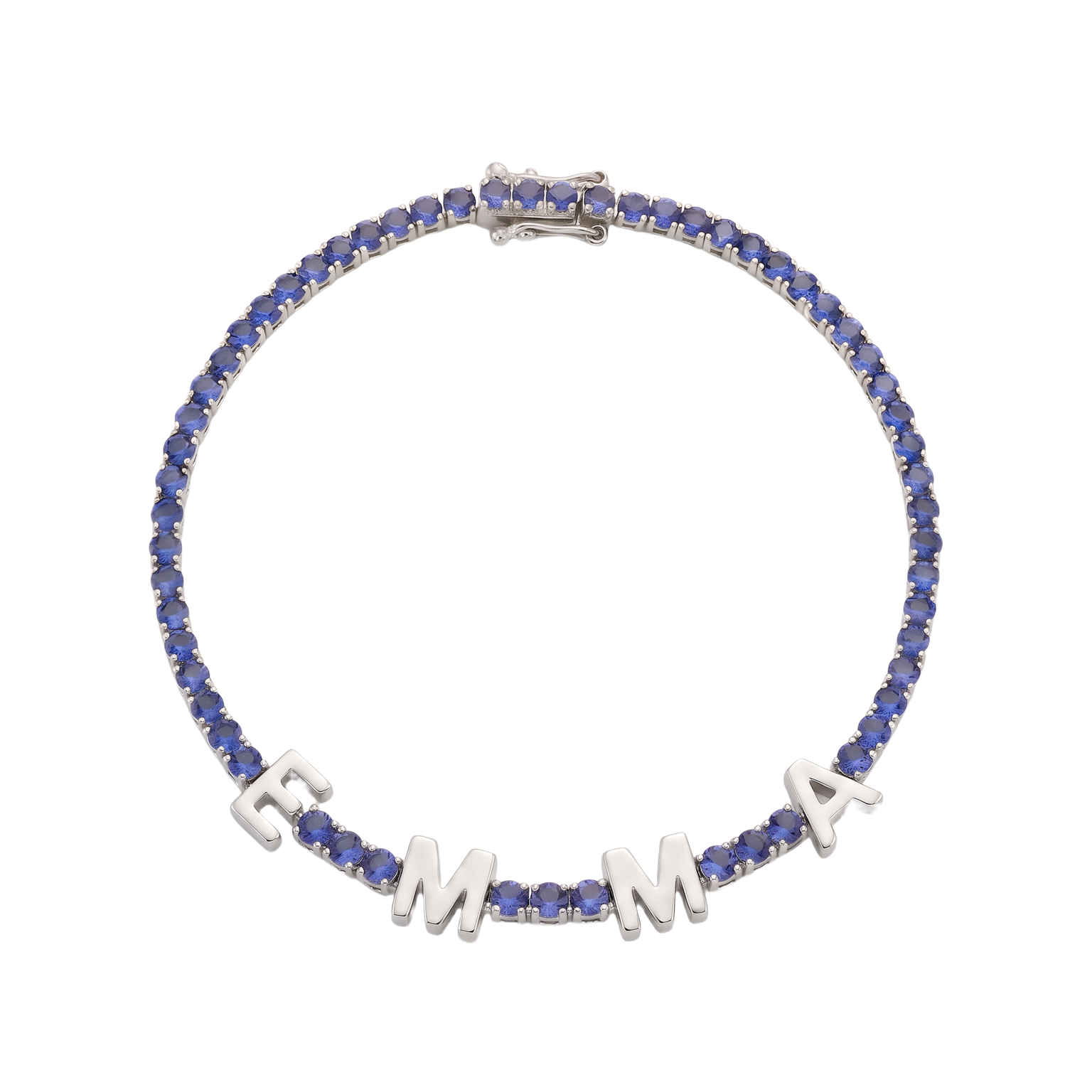 Custom Name Multi-Colour Tennis Bracelet