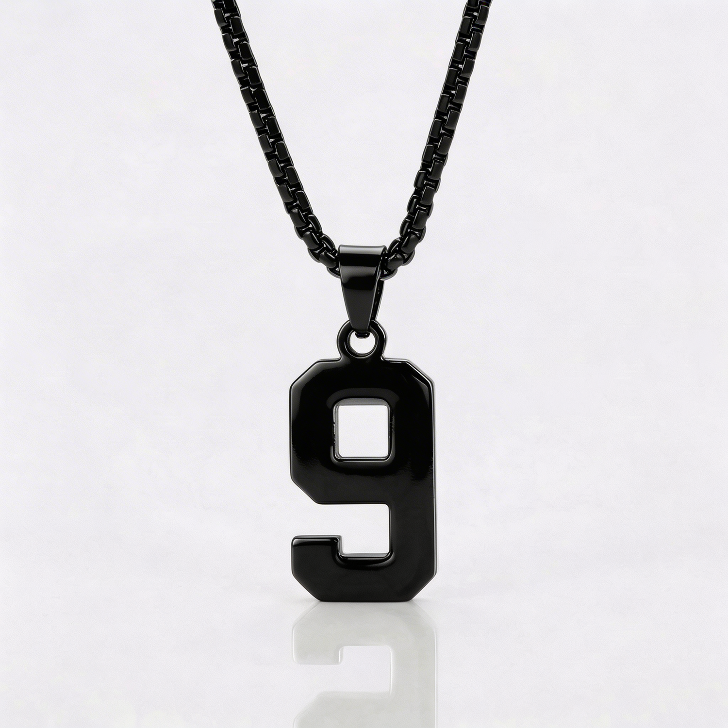 Custom Engraved Sports Number Necklace