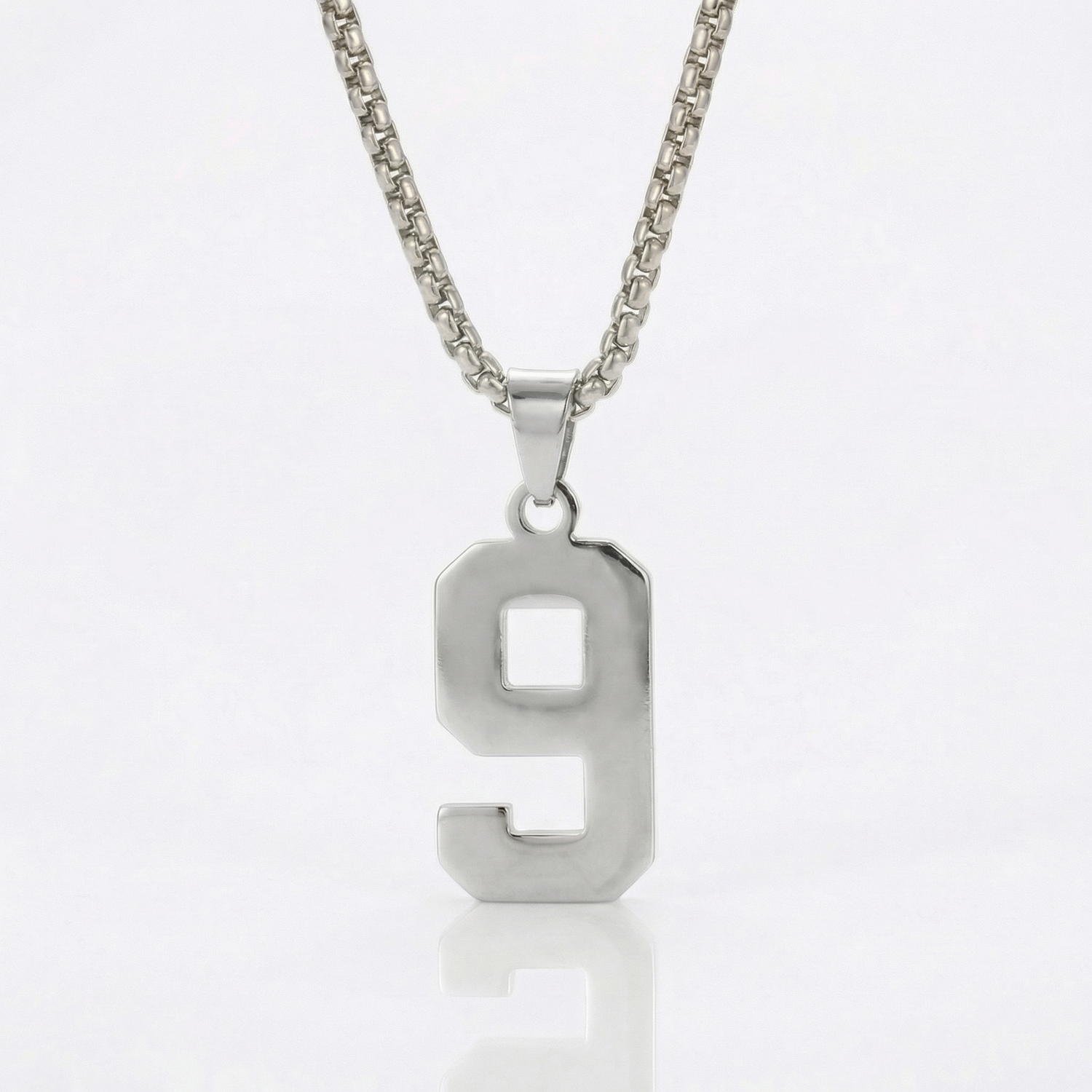 Custom Engraved Sports Number Necklace