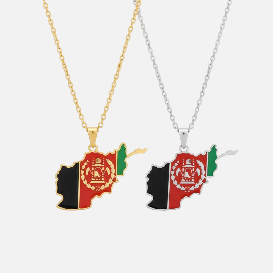 Middle Eastern &amp; Arabian Country/Flag Necklaces - Jewelled Me