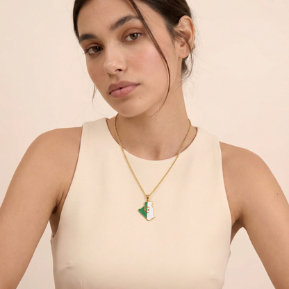 African Country/Flag Necklaces - Jewelled Me