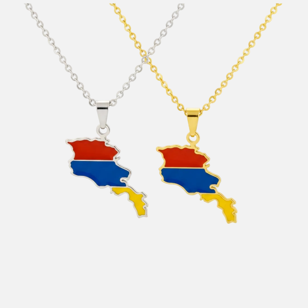 Asian &amp; Oceanian Country/Flag Necklaces - Jewelled Me