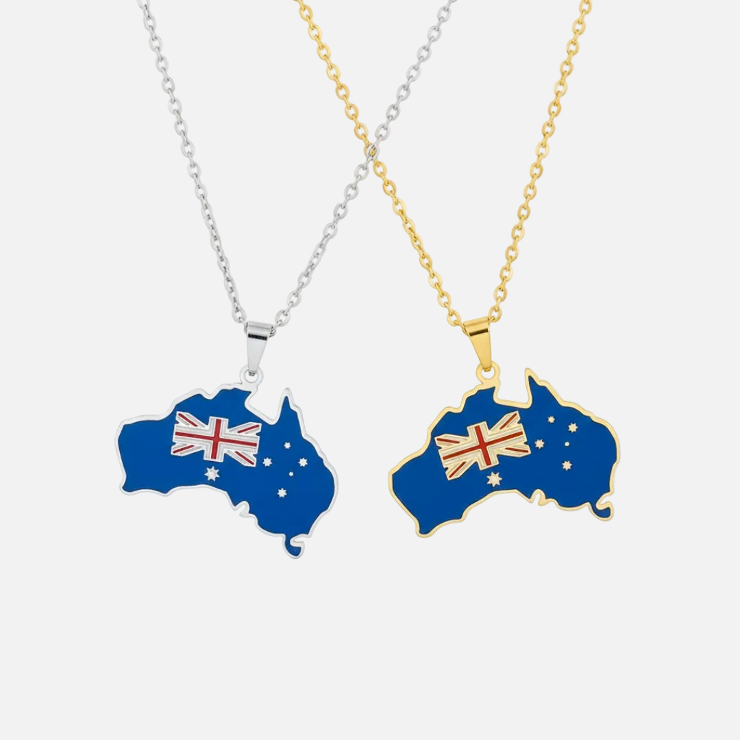 Asian &amp; Oceanian Country/Flag Necklaces - Jewelled Me
