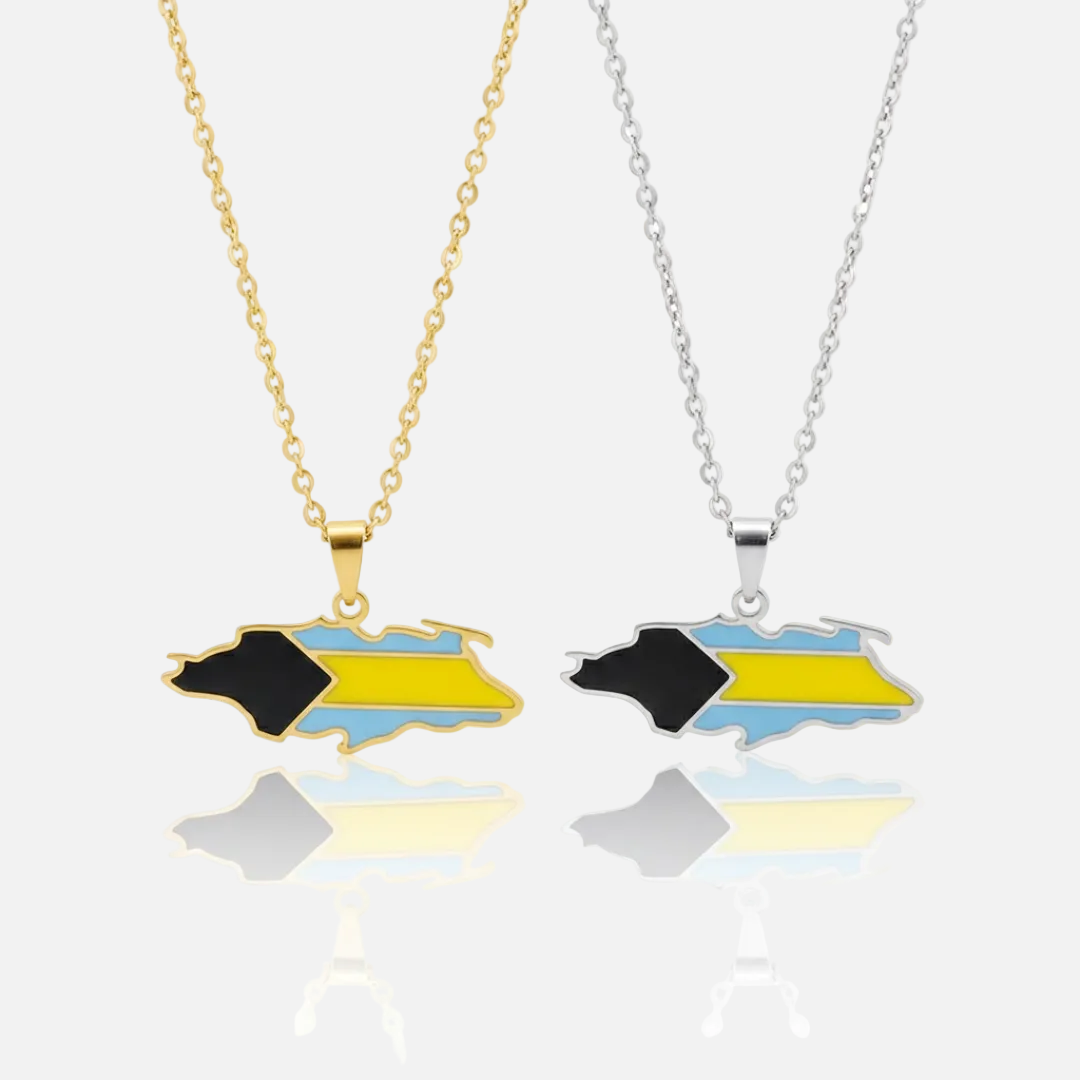 The Americas &amp; Caribbean Country/Flag Necklaces - Jewelled Me