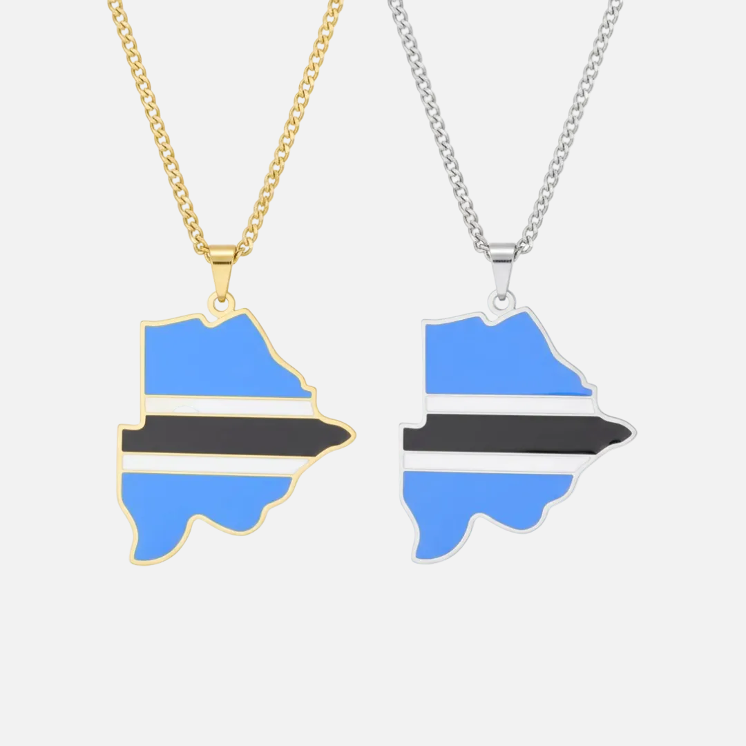 African Country/Flag Necklaces - Jewelled Me