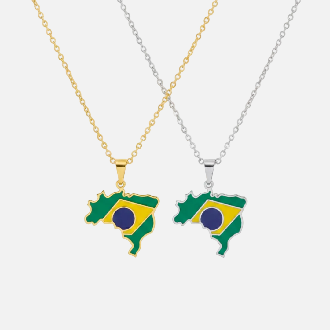 South &amp; Latin American Country/Flag Necklaces - Jewelled Me