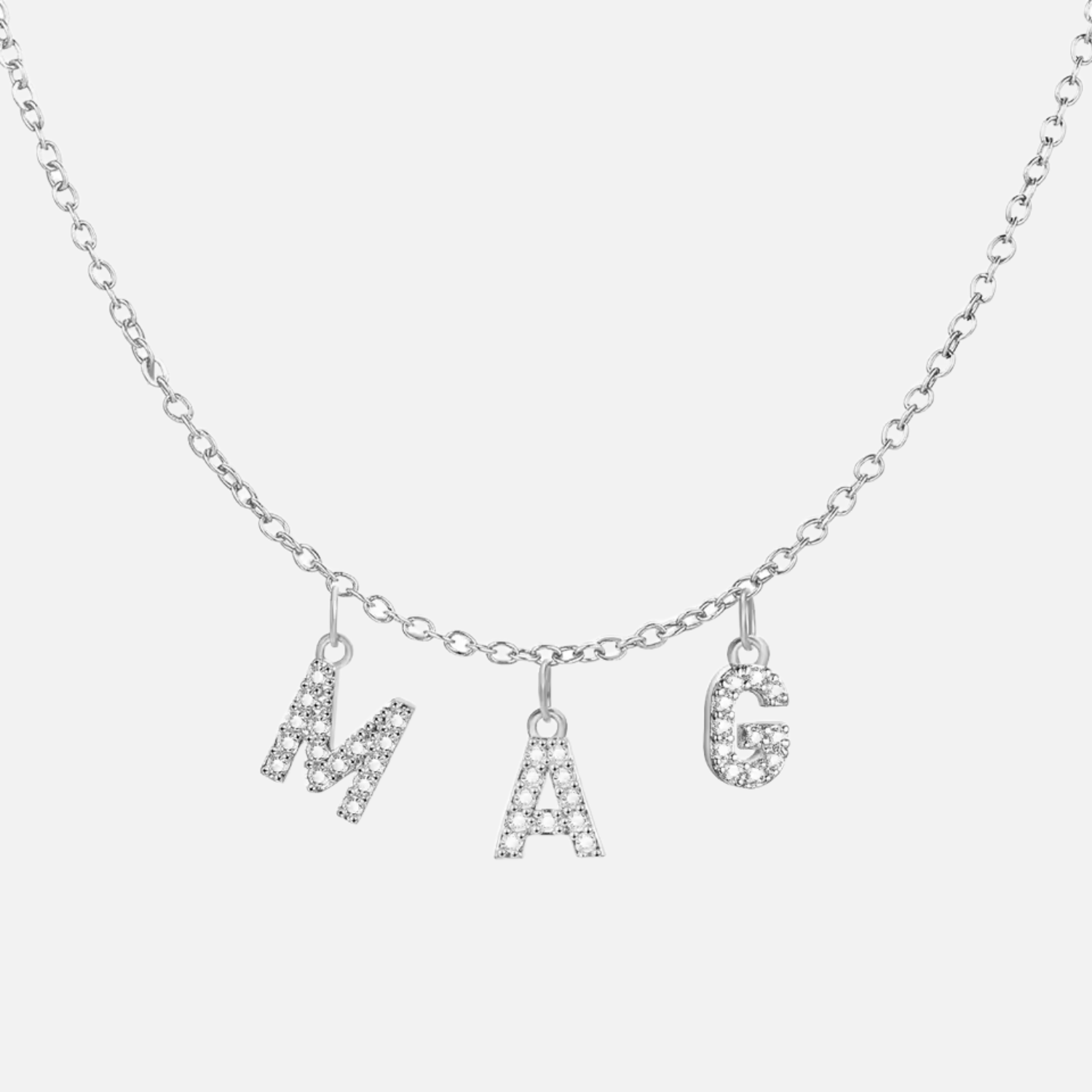 ICED Custom Chandelier Name Necklace - Jewelled Me