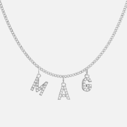ICED Custom Chandelier Name Necklace - Jewelled Me